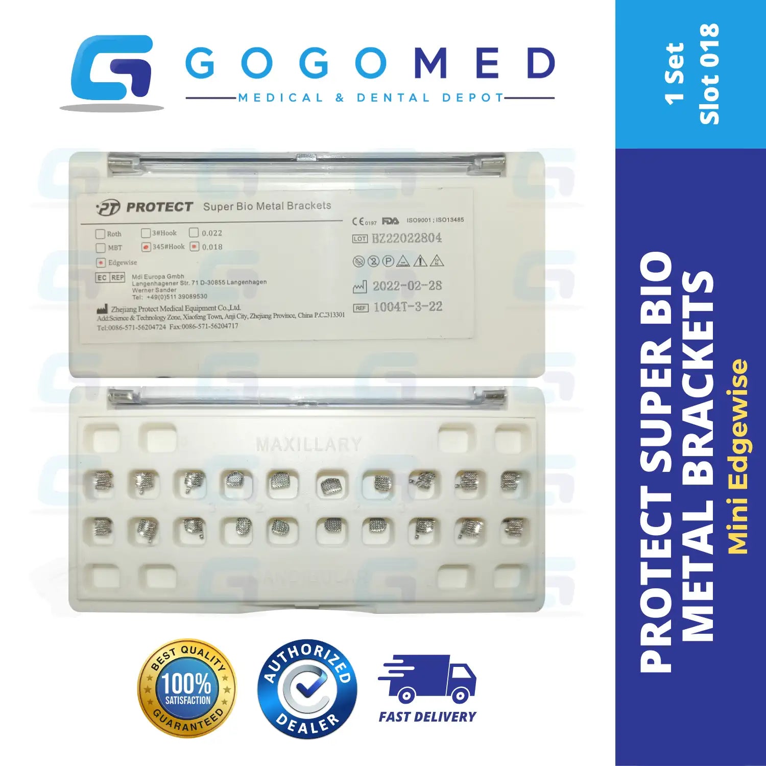 PROTECT Super Bio Metal Brackets Low Friction