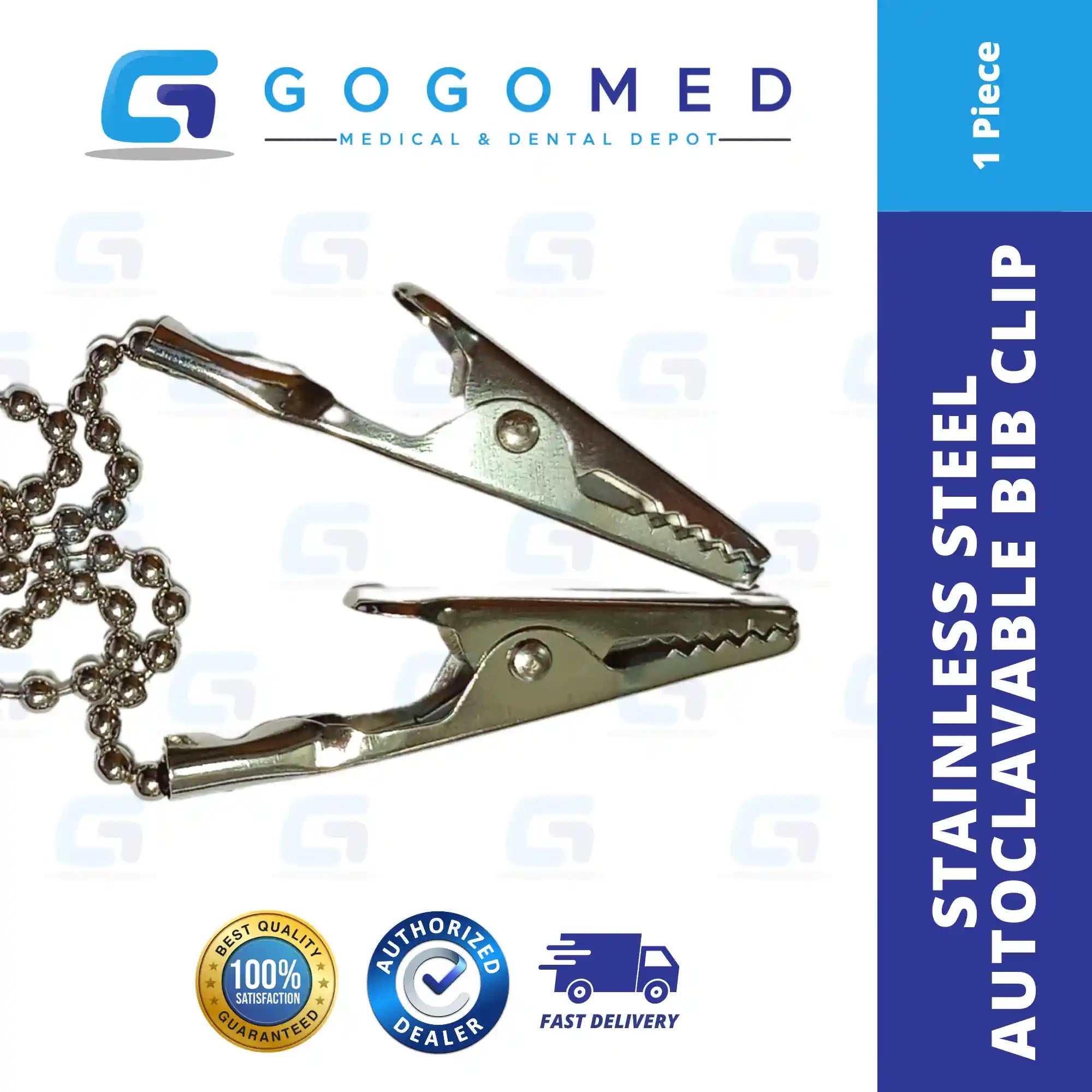 Stainless Autoclavable Bib Clip
