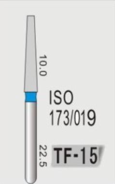 TAPER FLAT END (TF) - DIAMOND BURS