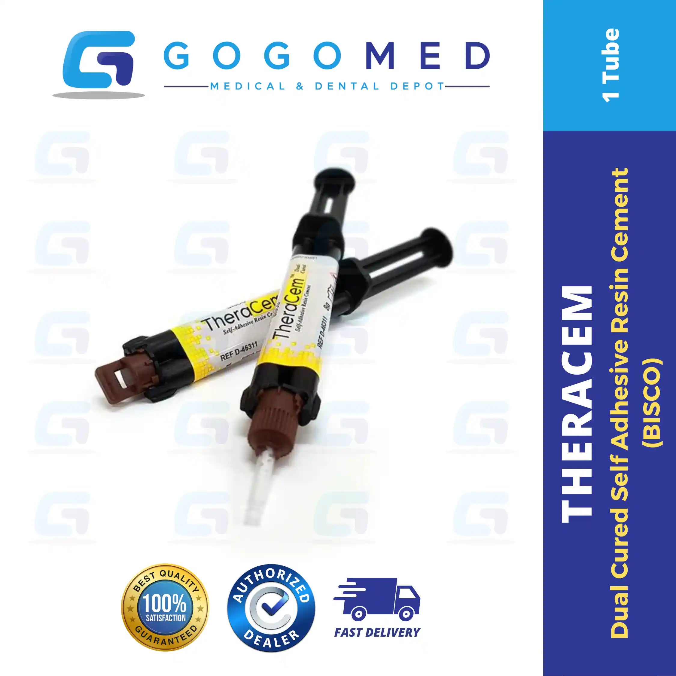 Theracem Dual Cured Self Adhesive Resin Cement (Bisco) 8g