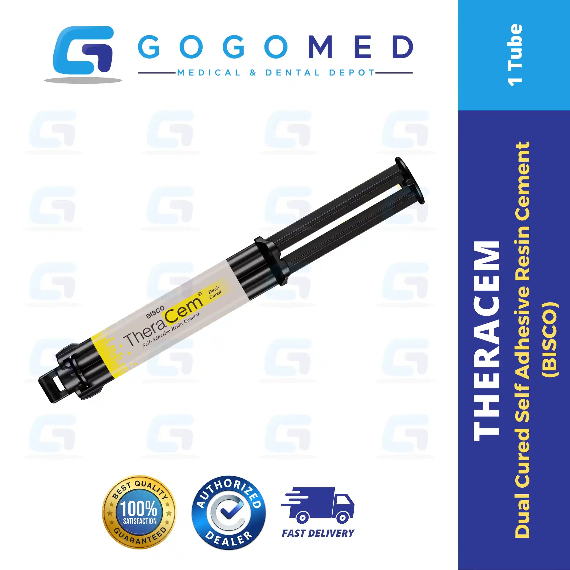 Theracem Dual Cured Self Adhesive Resin Cement (Bisco) 8g