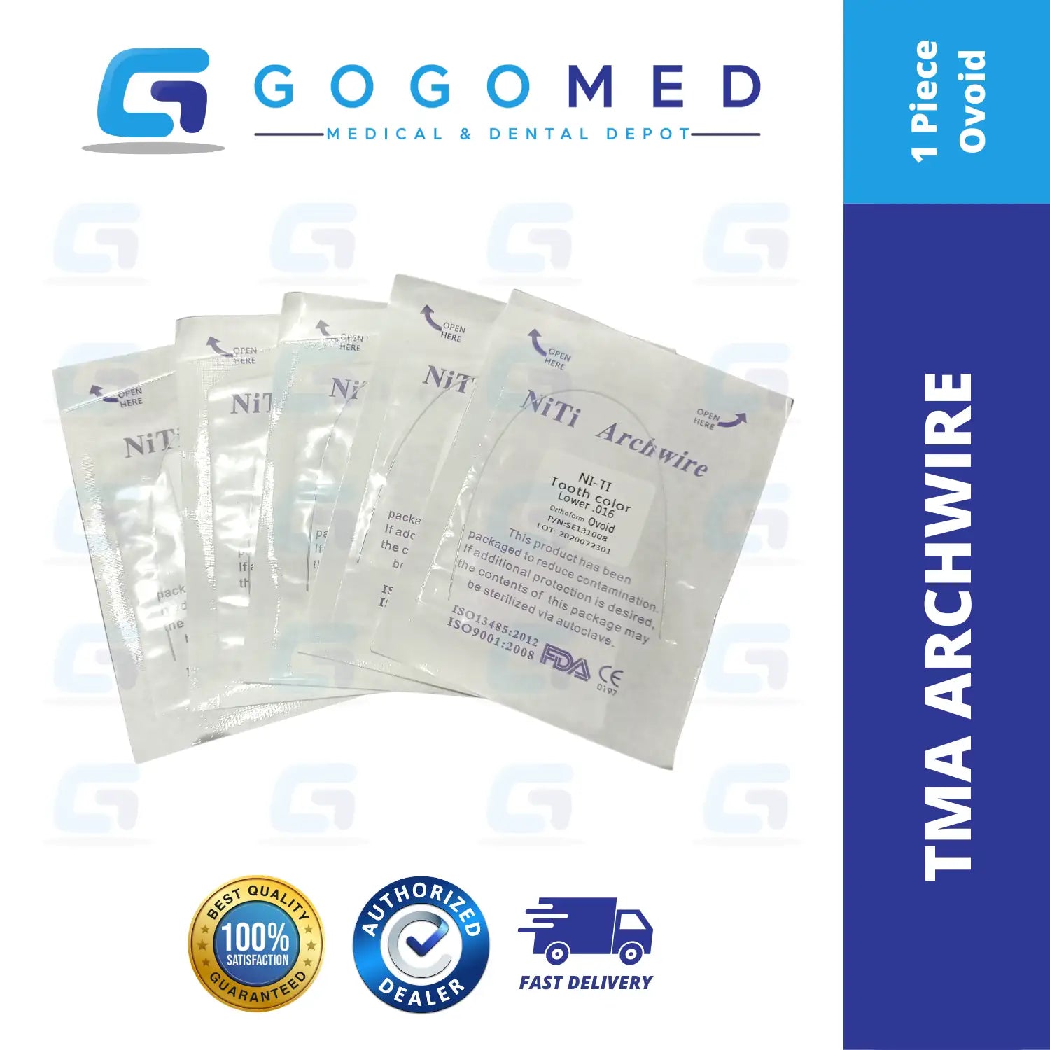 TMA Archwire (Ovoid/Round)