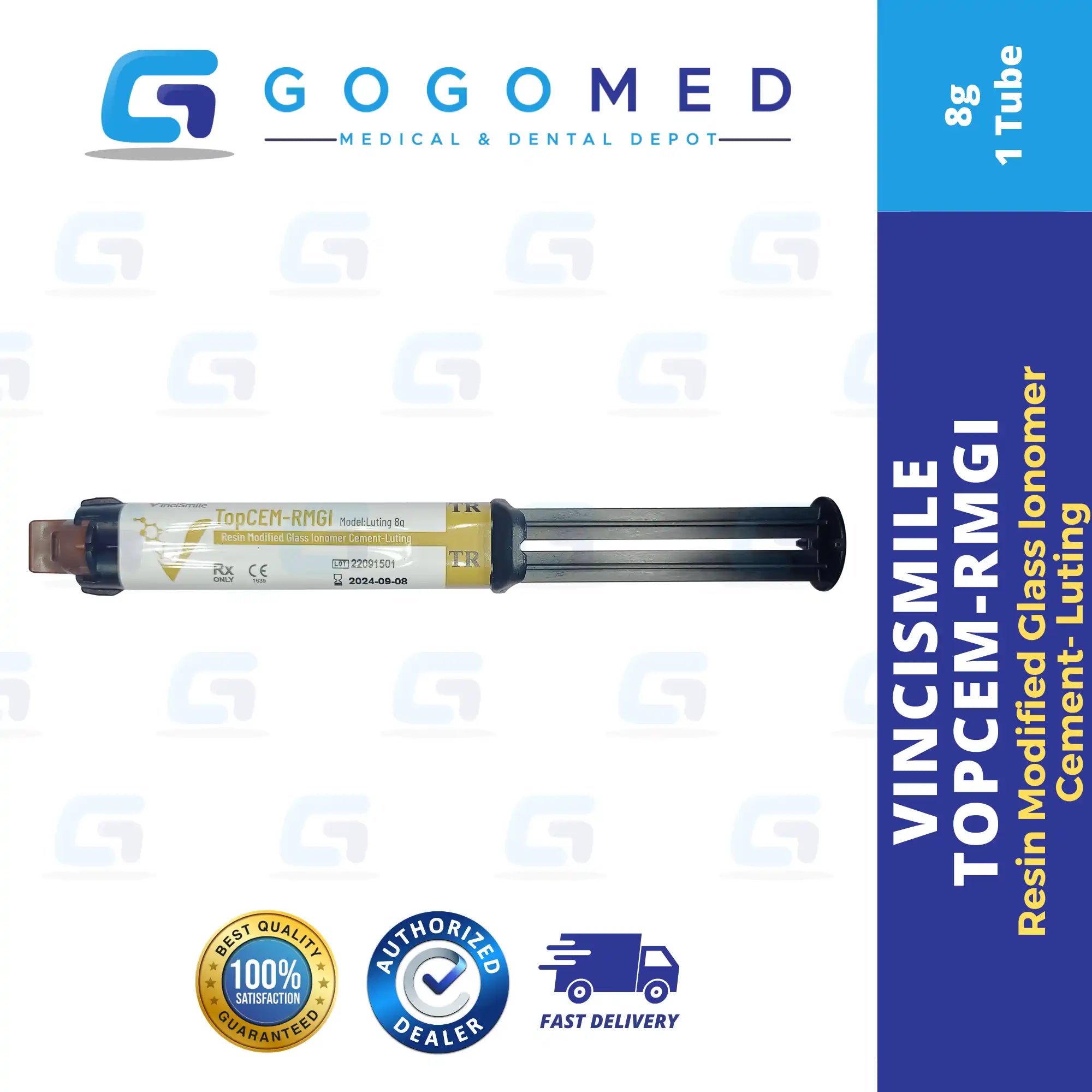 TopCem RMGI - Resin Modified Glass Ionomer Cement-Luting 8g