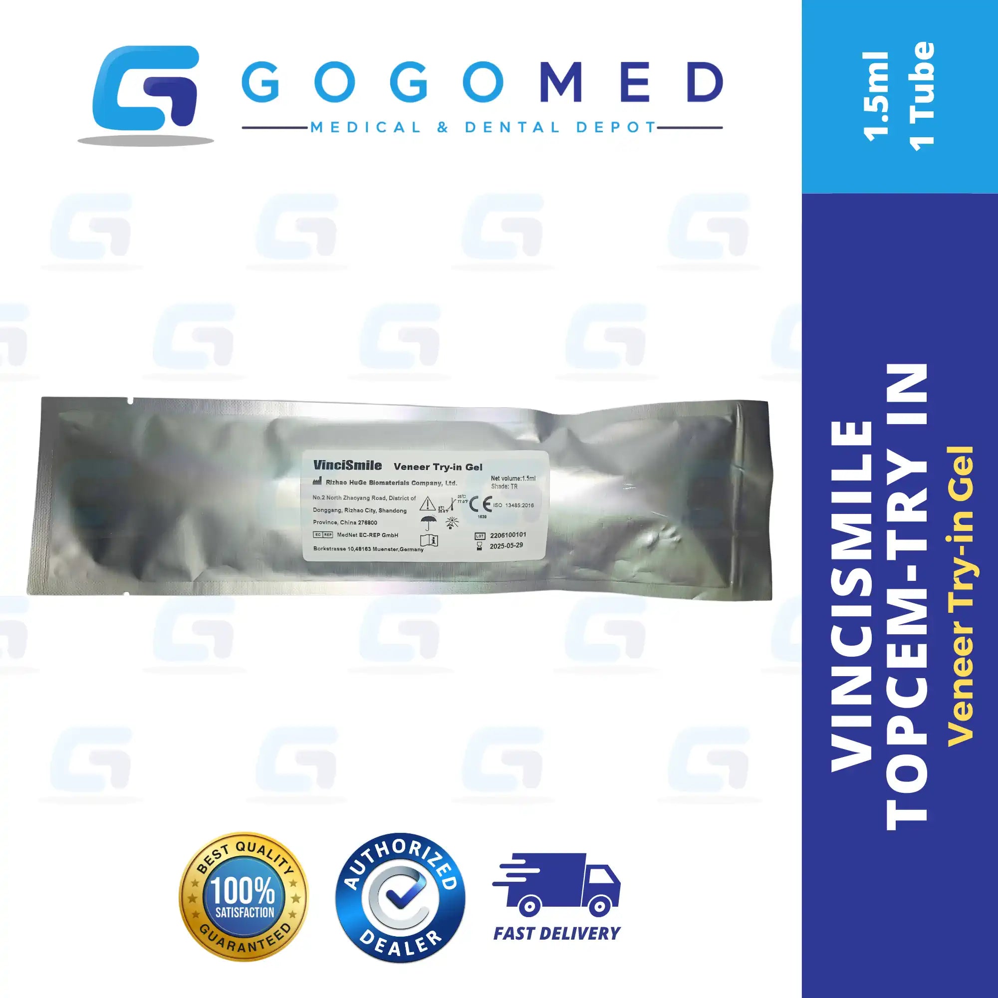 TopCem Veneer Try-in Paste/Gel (HUGE) 1.5ml