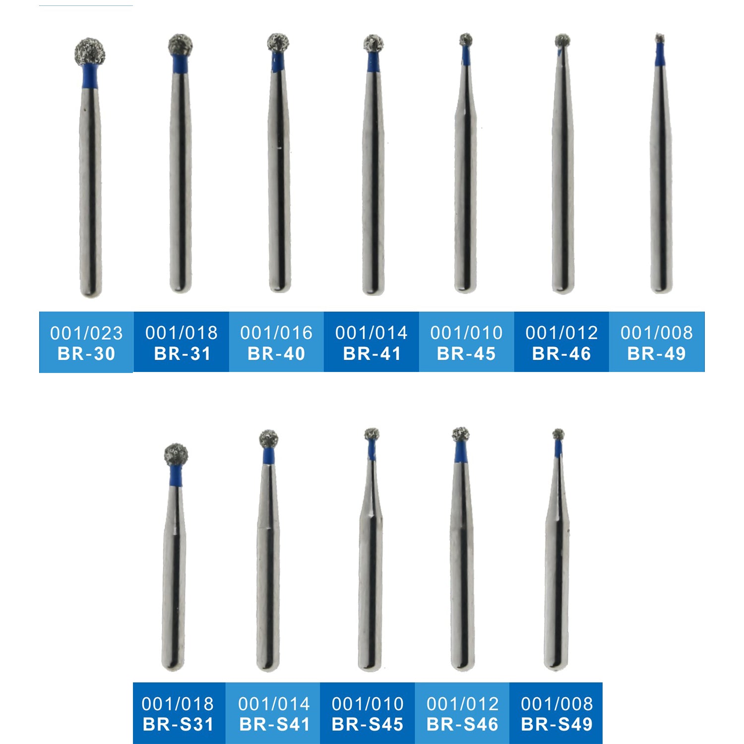 Round (BR) - Diamond Burs