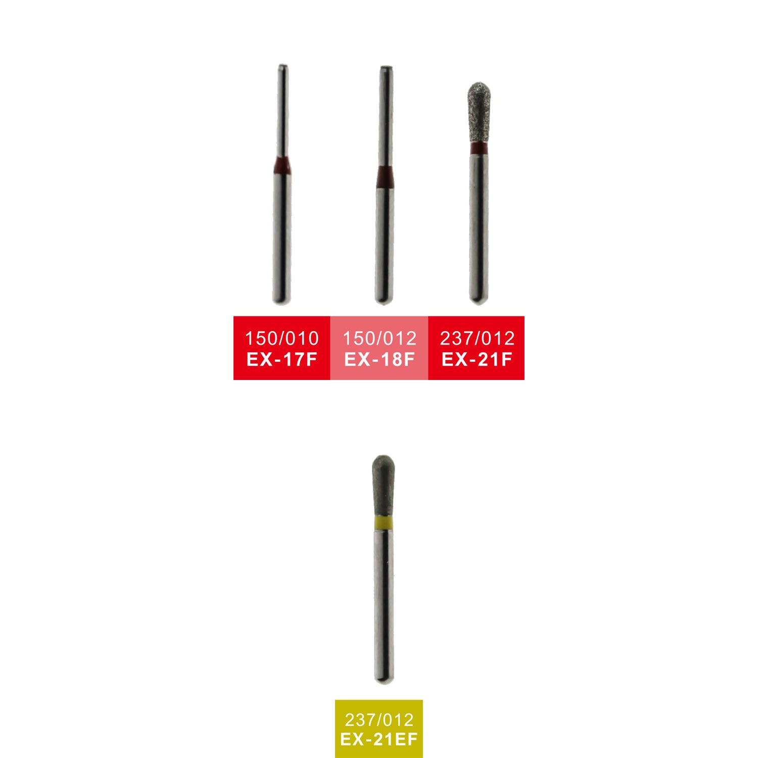 SPECIAL SHAPE (EX) - DIAMOND BURS