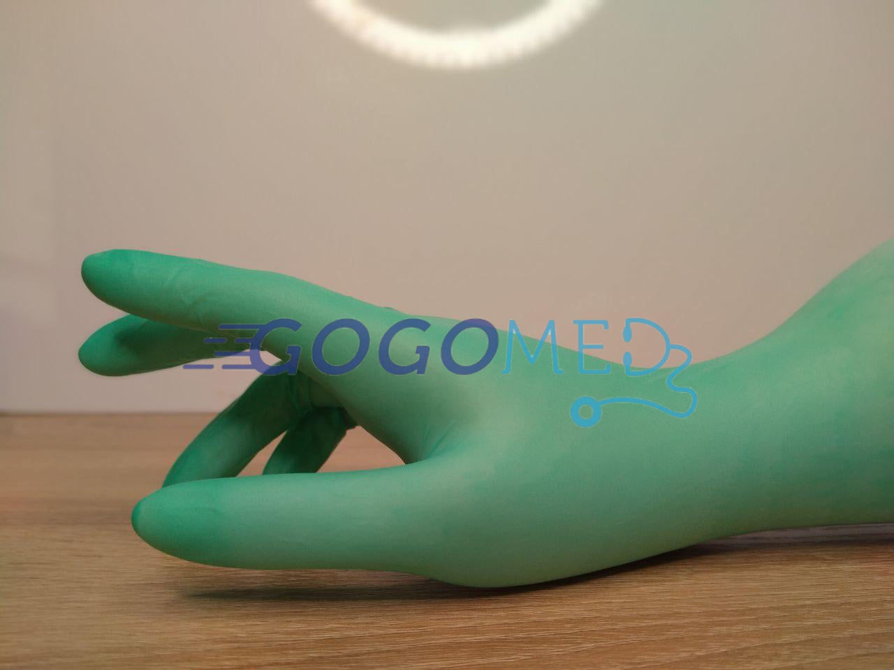 Mint Latex Gloves Powder Free - Glomed - Gogomed Supplies