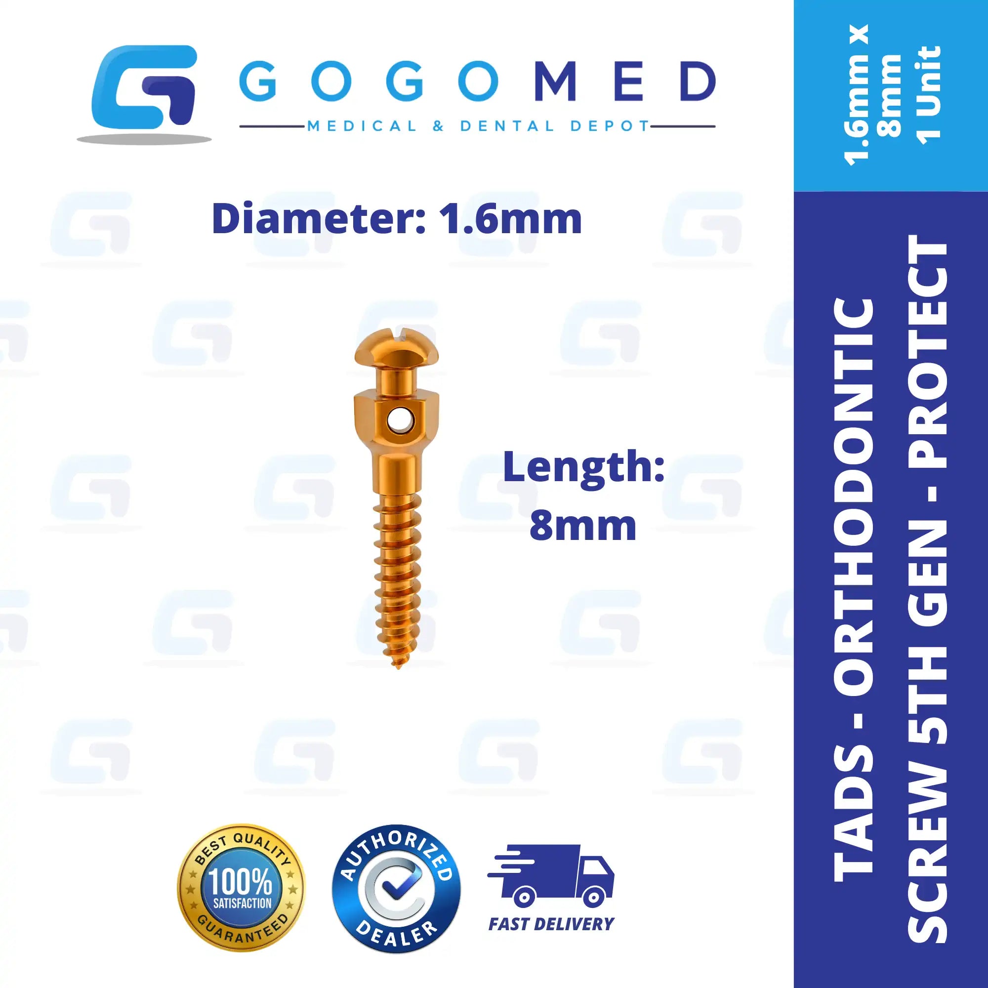TAD Orthodontic Screw 5th Gen- Protect