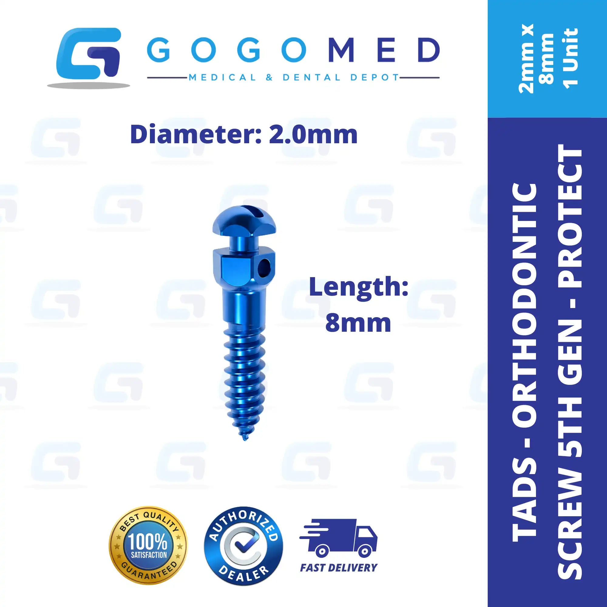 TAD Orthodontic Screw 5th Gen- Protect