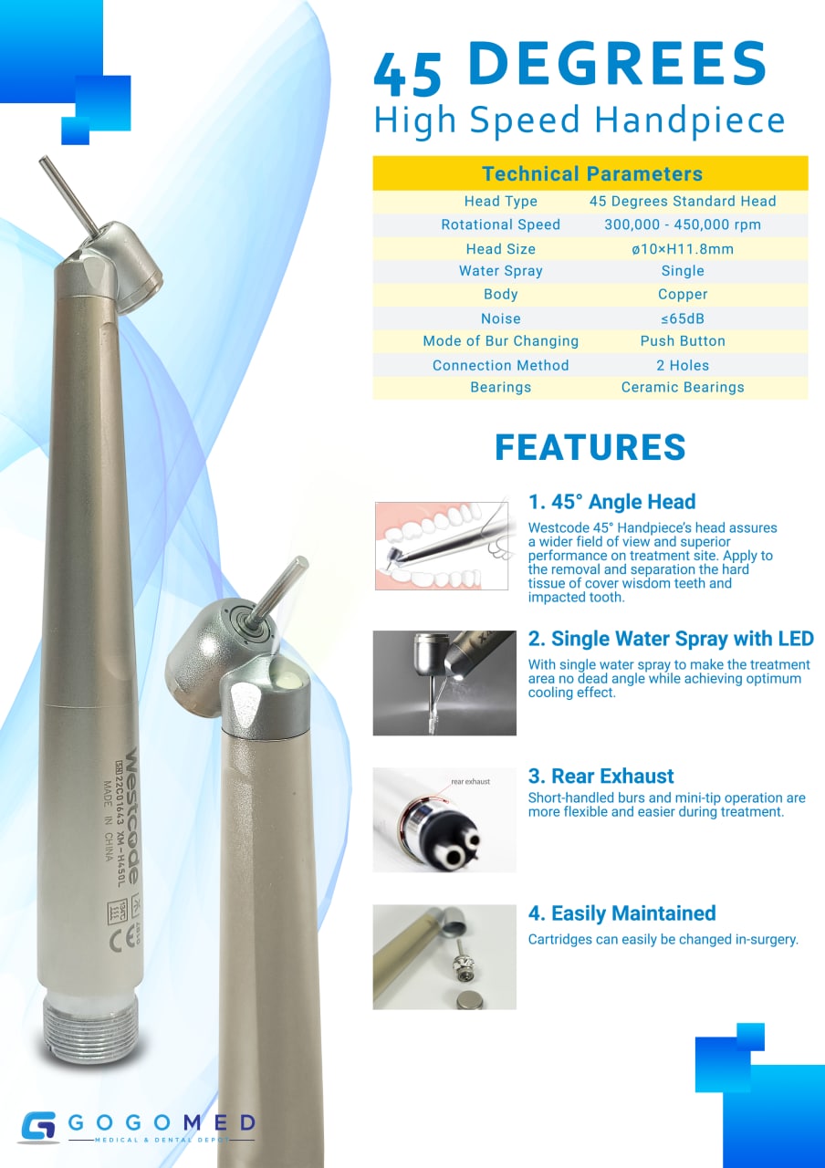 West Code - High Speed Handpiece with LED