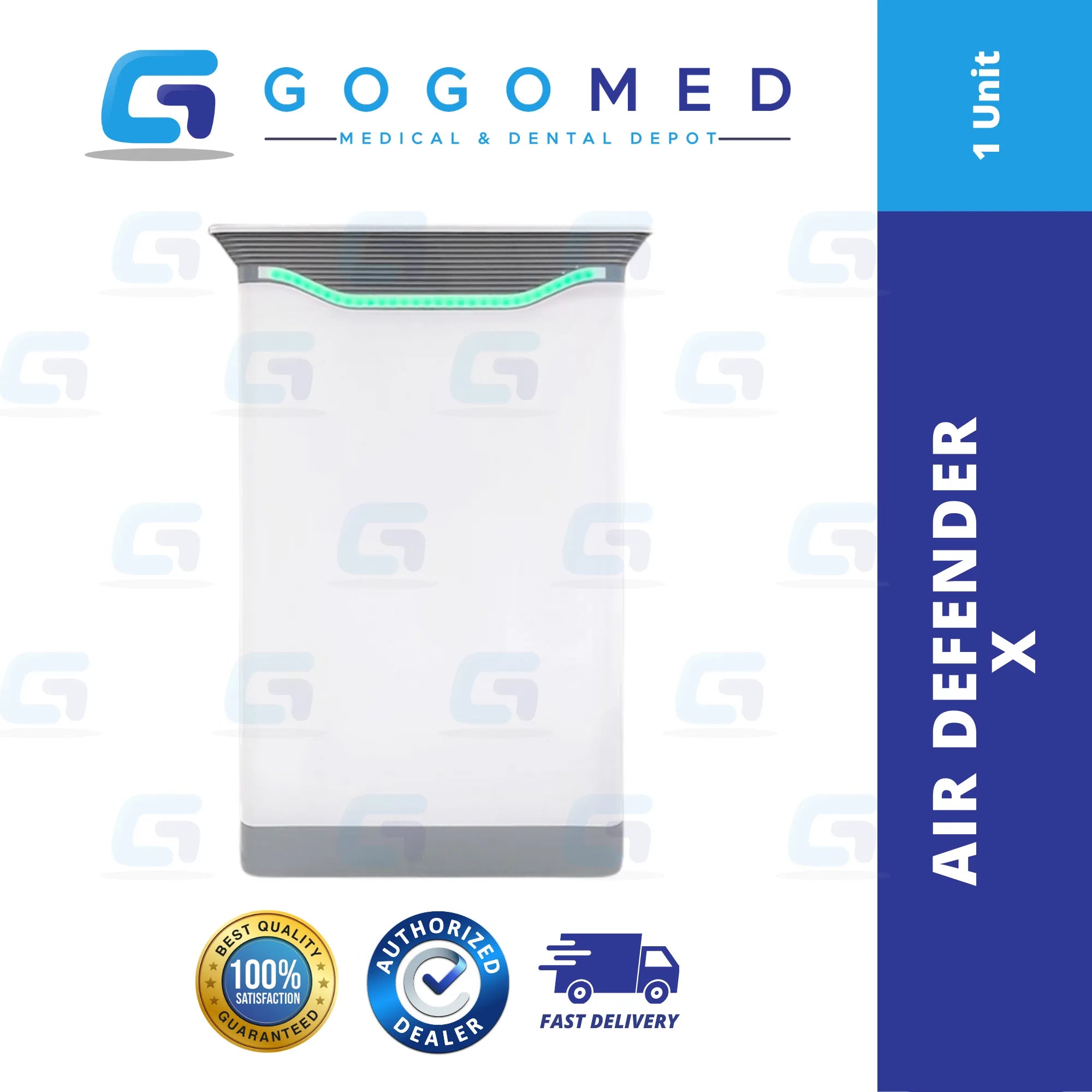 Air Defender X - Large Volume Air Purifier HEPA + UV + ANION