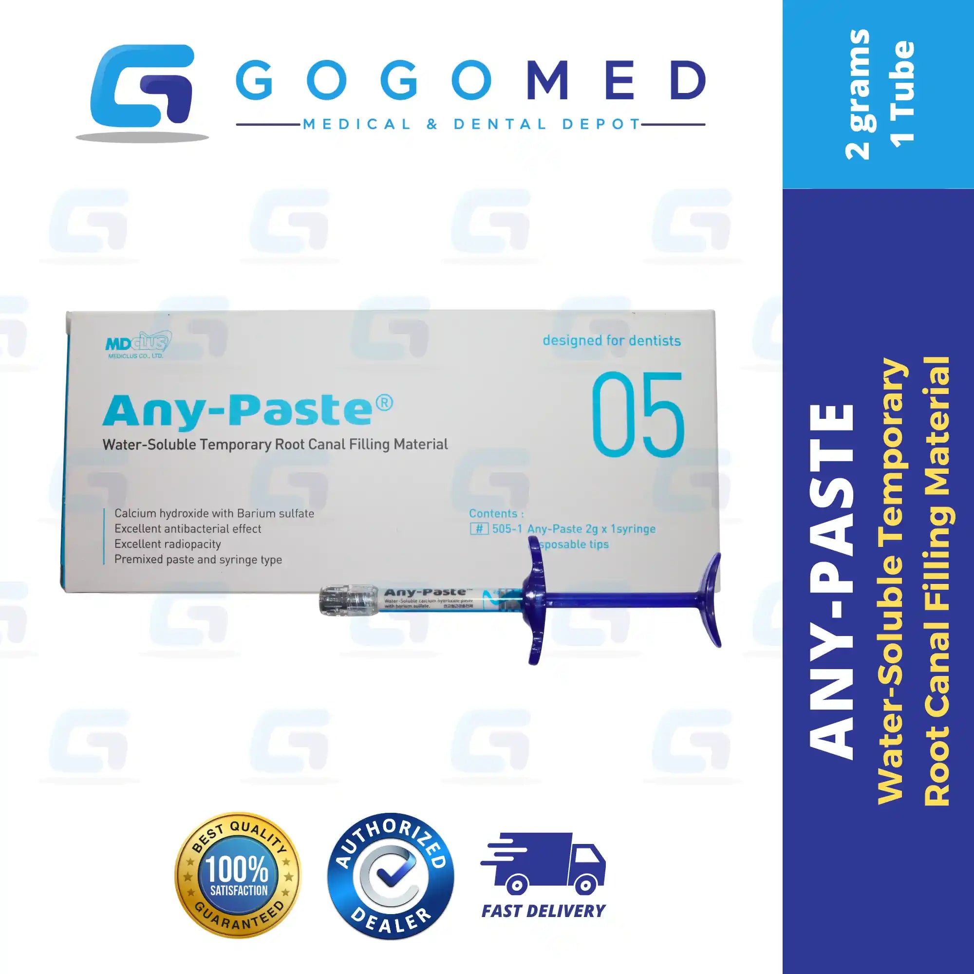 Any-Paste - Water Soluble Calcium Hydroxide Paste 2g