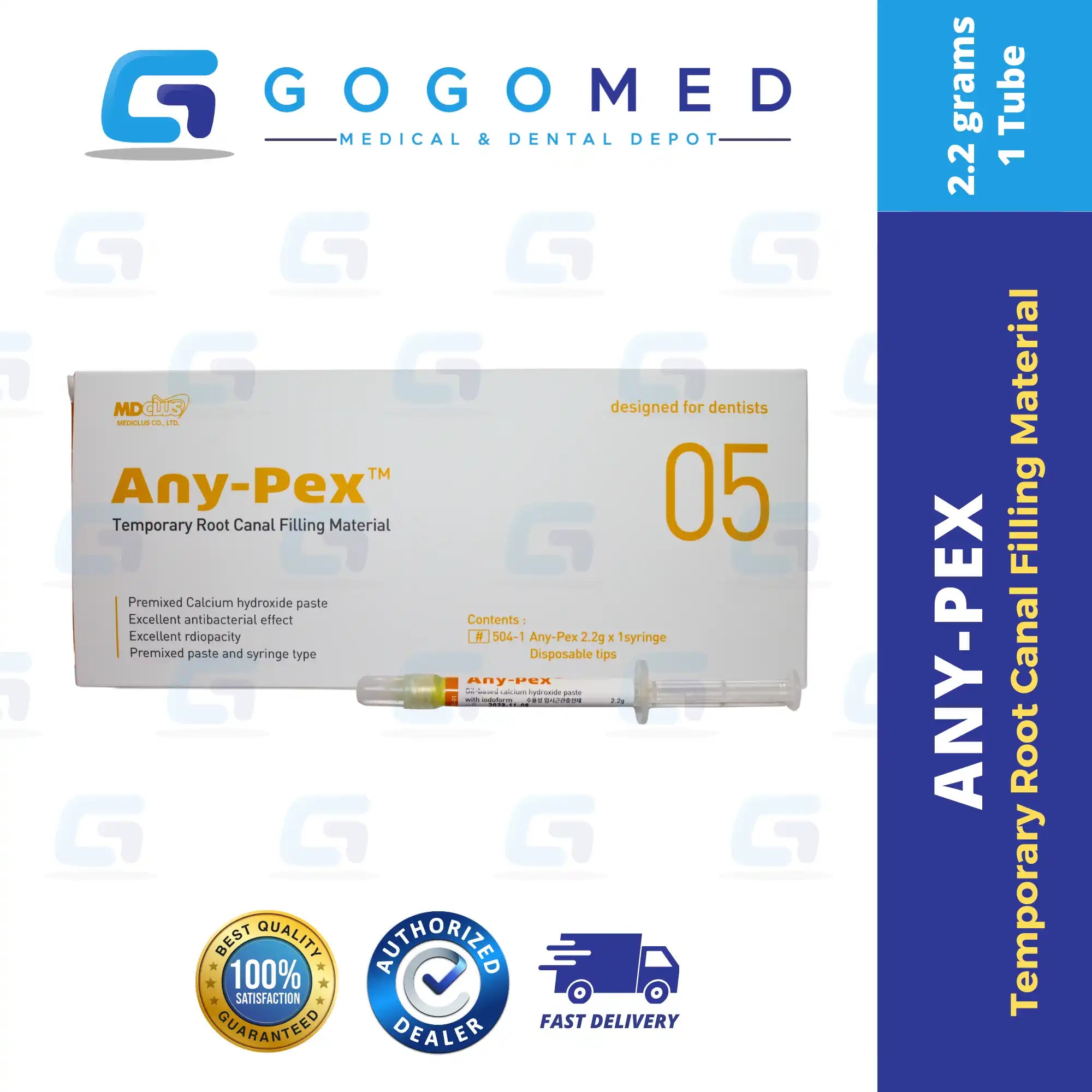 Any-Pex - Calcium Hydroxide Paste with Iodoform 2.2g