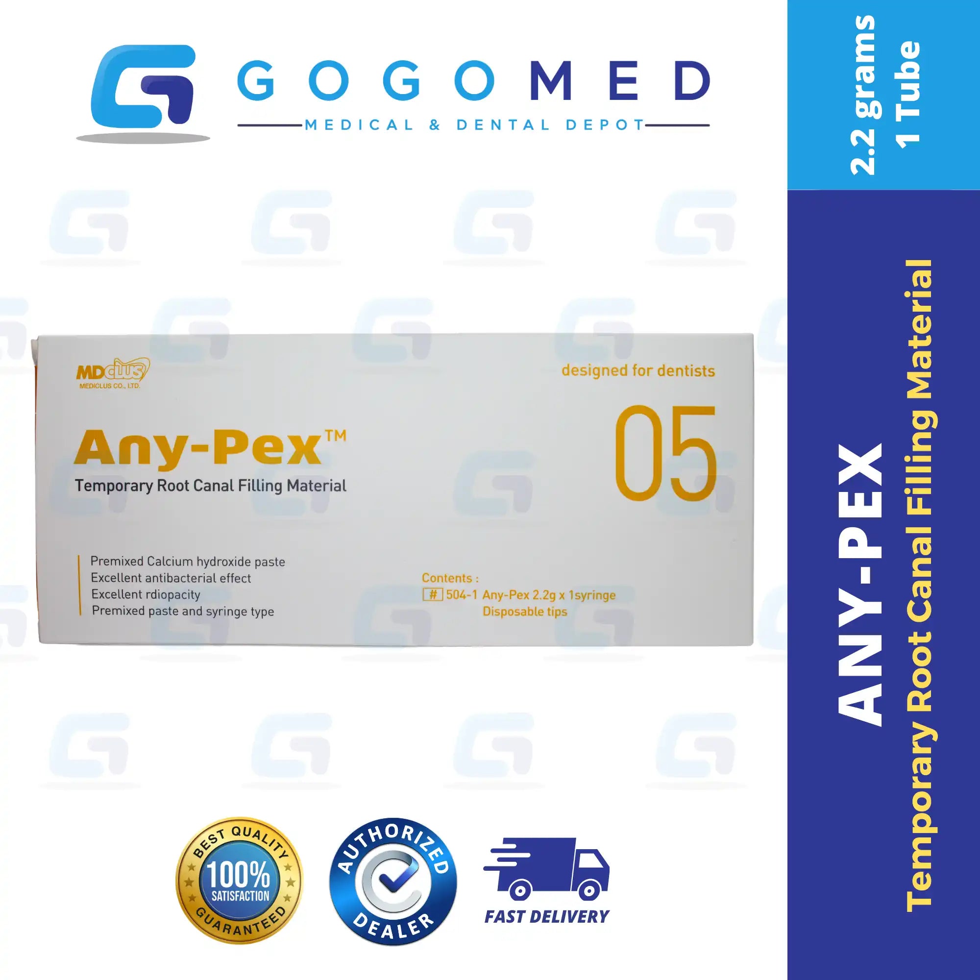 Any-Pex - Calcium Hydroxide Paste with Iodoform 2.2g