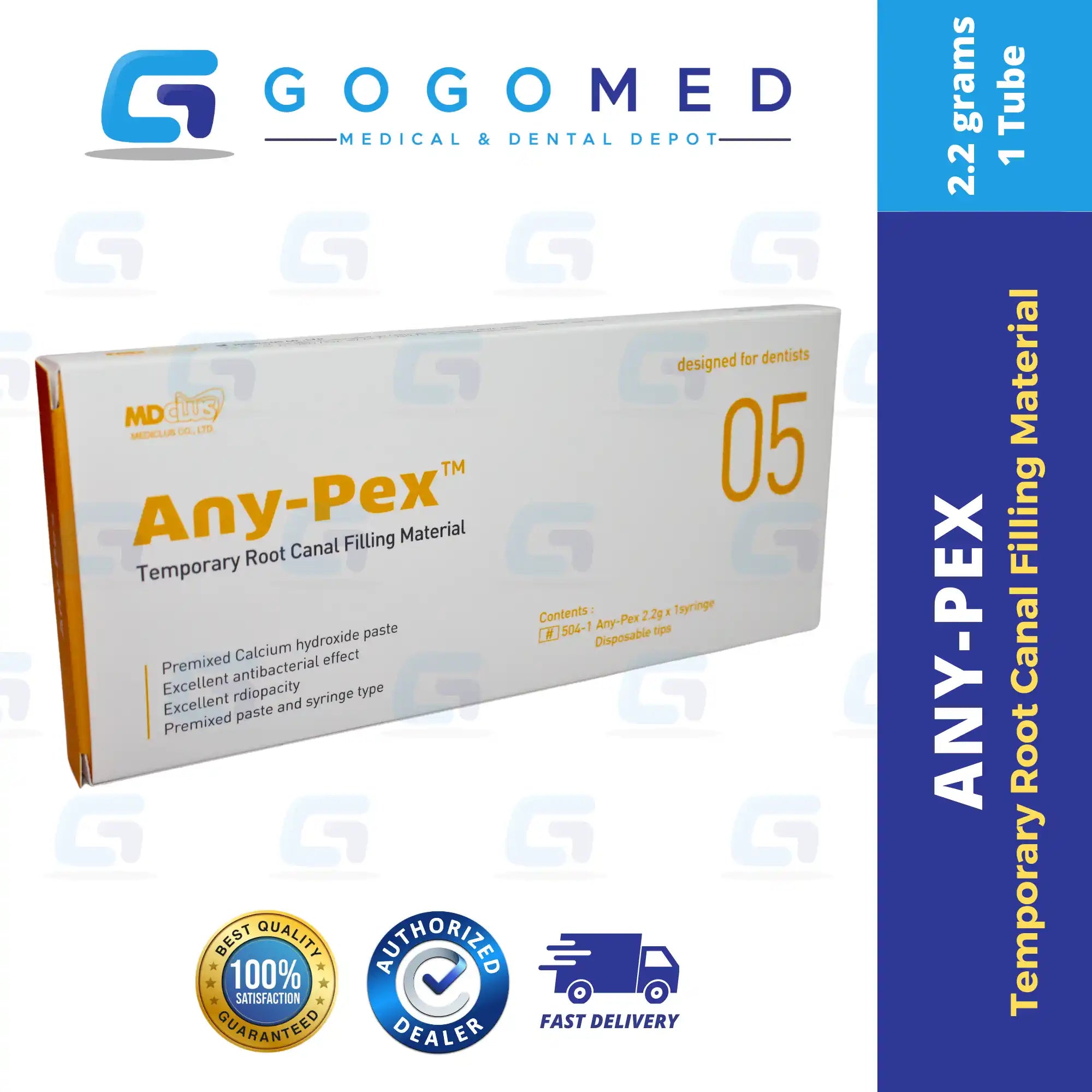Any-Pex - Calcium Hydroxide Paste with Iodoform 2.2g