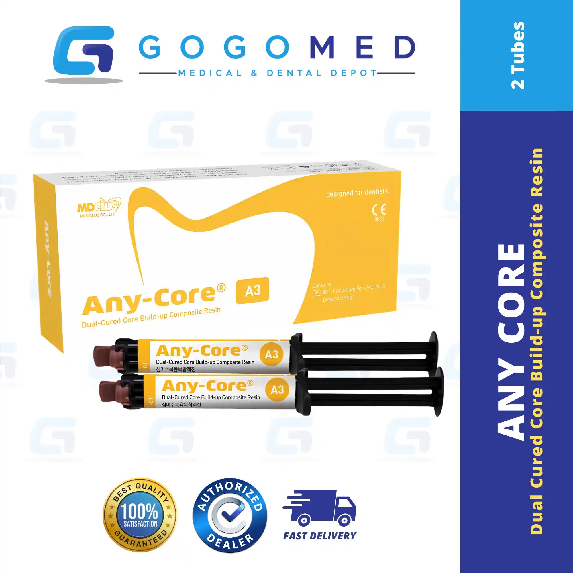 Any Core - Core Build Up Composite Resin (Dual Cure)