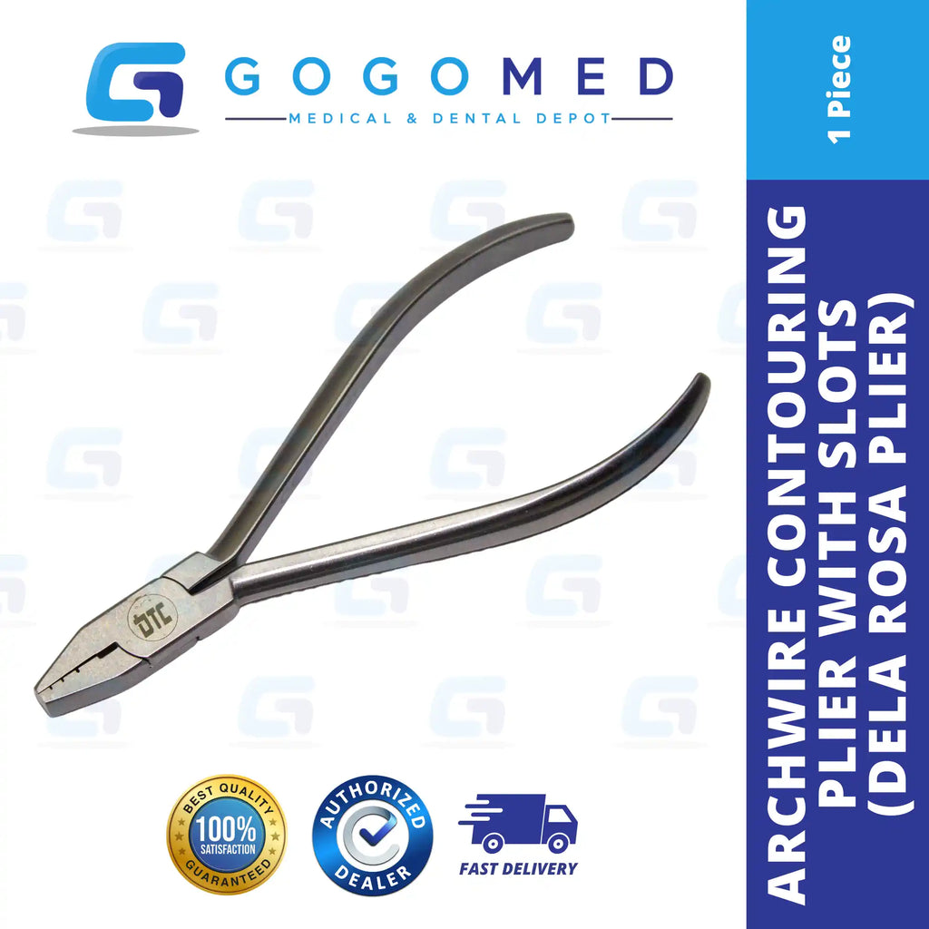 Archwire Contouring Pliers with Slots (Dela Rosa Plier) – Gogomed Supplies