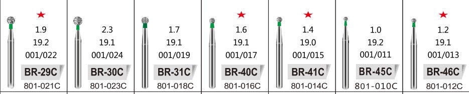 Round (BR) - Diamond Burs