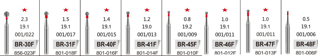Round (BR) - Diamond Burs