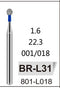 Round (BR) - Diamond Burs