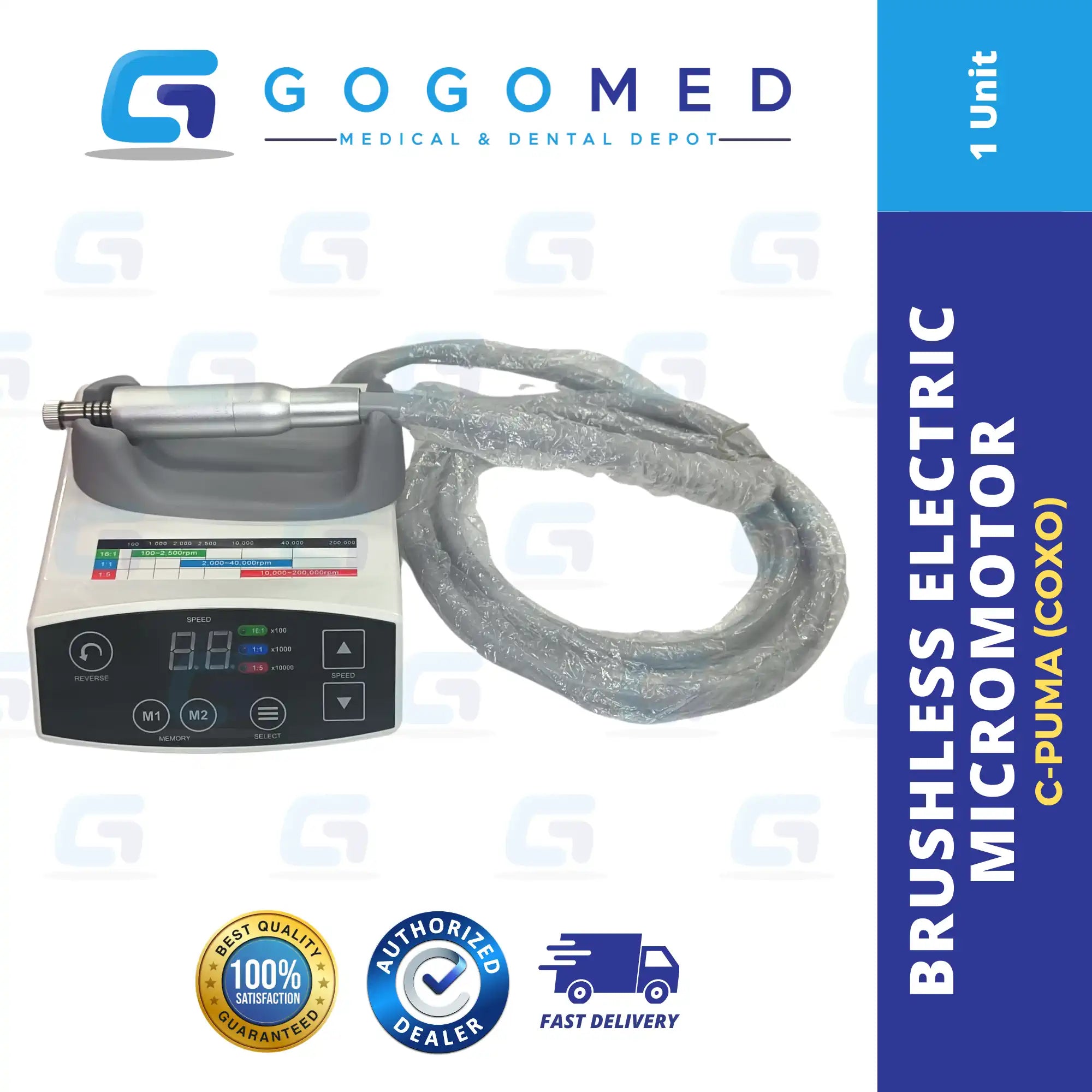 Brushless Electric Micromotor - C-PUMA COXO