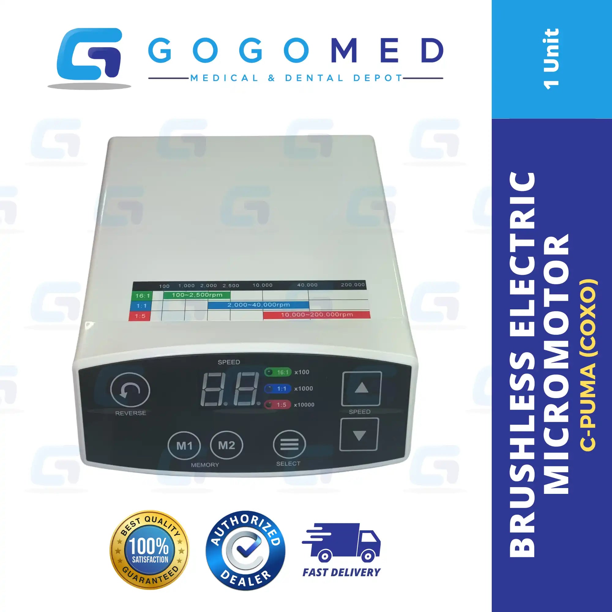 Brushless Electric Micromotor - C-PUMA COXO