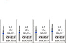 STRAIGHT OGIVAL END (SO) -DIAMOND BURS