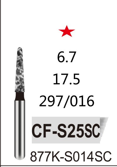 CHAMFUR (CF) - DIAMOND BURS