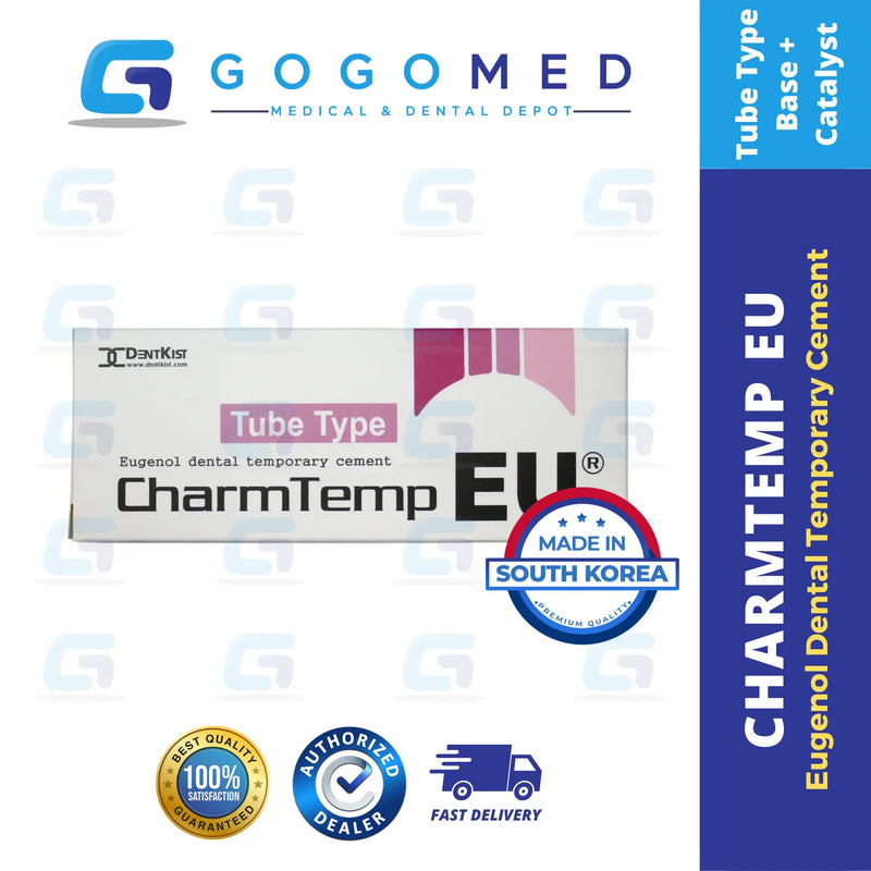 CharmTemp EU - Eugenol Dental Temporary Cement (Syringe/Tube Type)