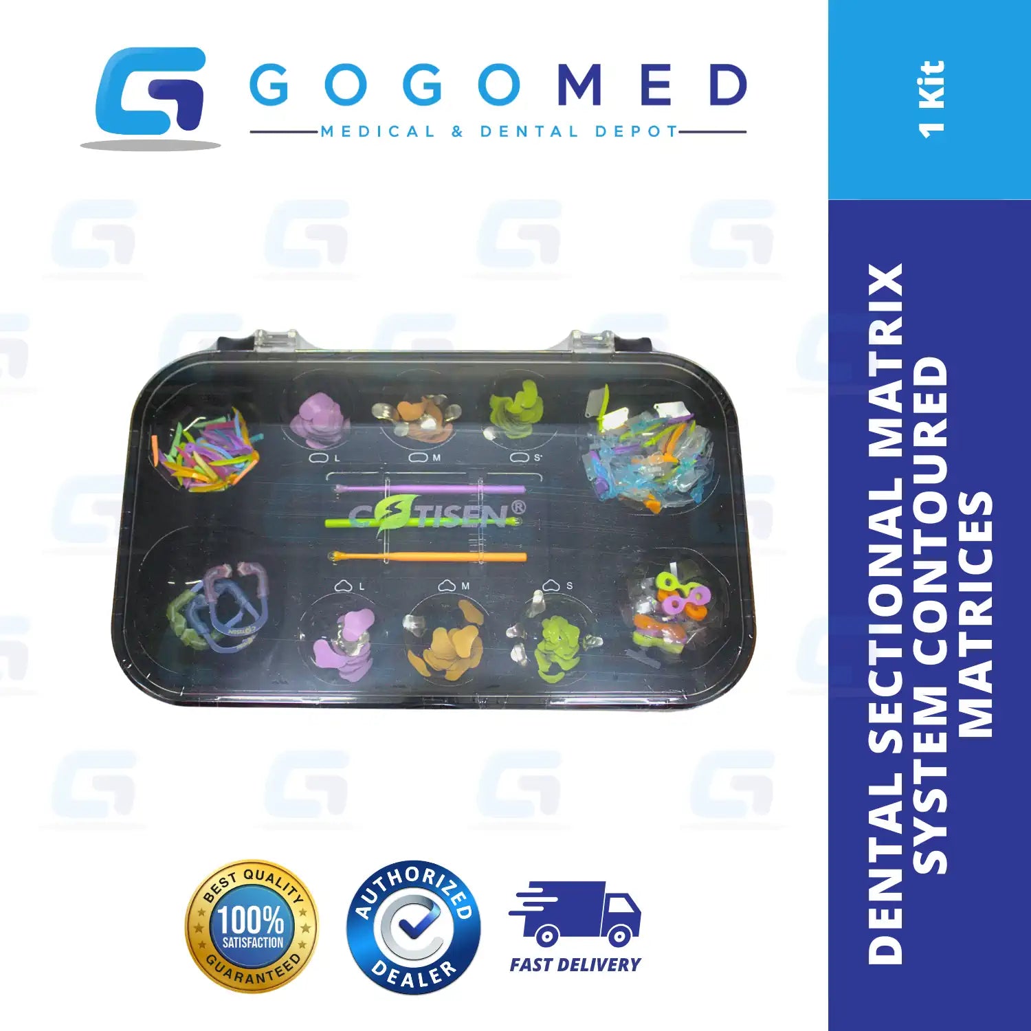 Sectional Matrix System Contoured Matrices Kit - Anti Stick (Garrison Equivalent)