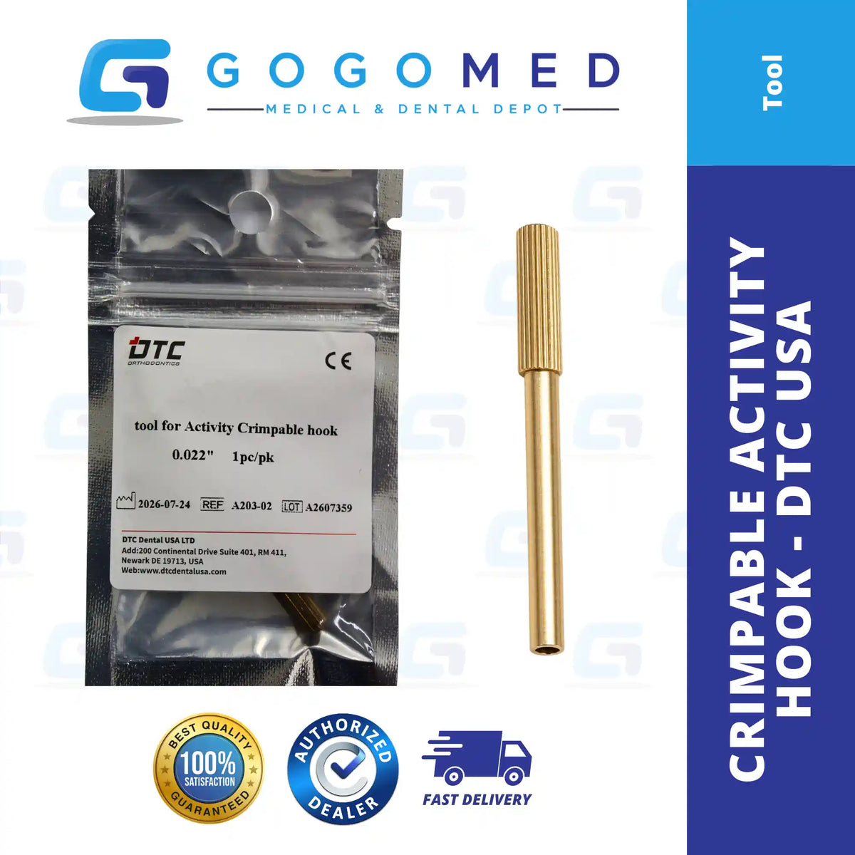 Crimpable Activity Hook - (DTC USA)