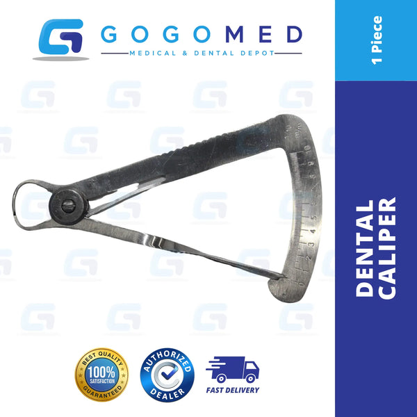 Dental Caliper - Stainless Steel - For Metal and Wax Measurement Gauge