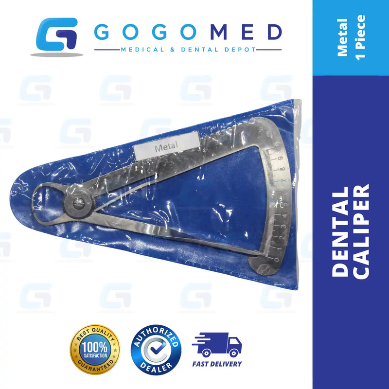 Dental Caliper - Stainless Steel - For Metal and Wax Measurement Gauge