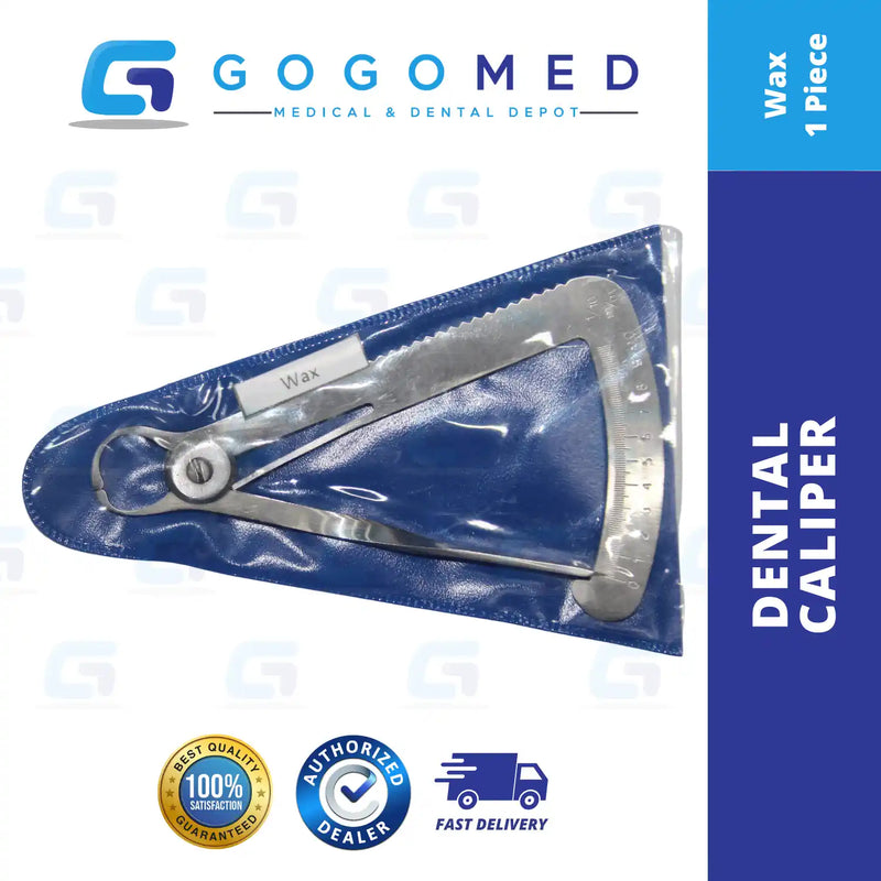 Dental Caliper - Stainless Steel - For Metal and Wax Measurement Gauge