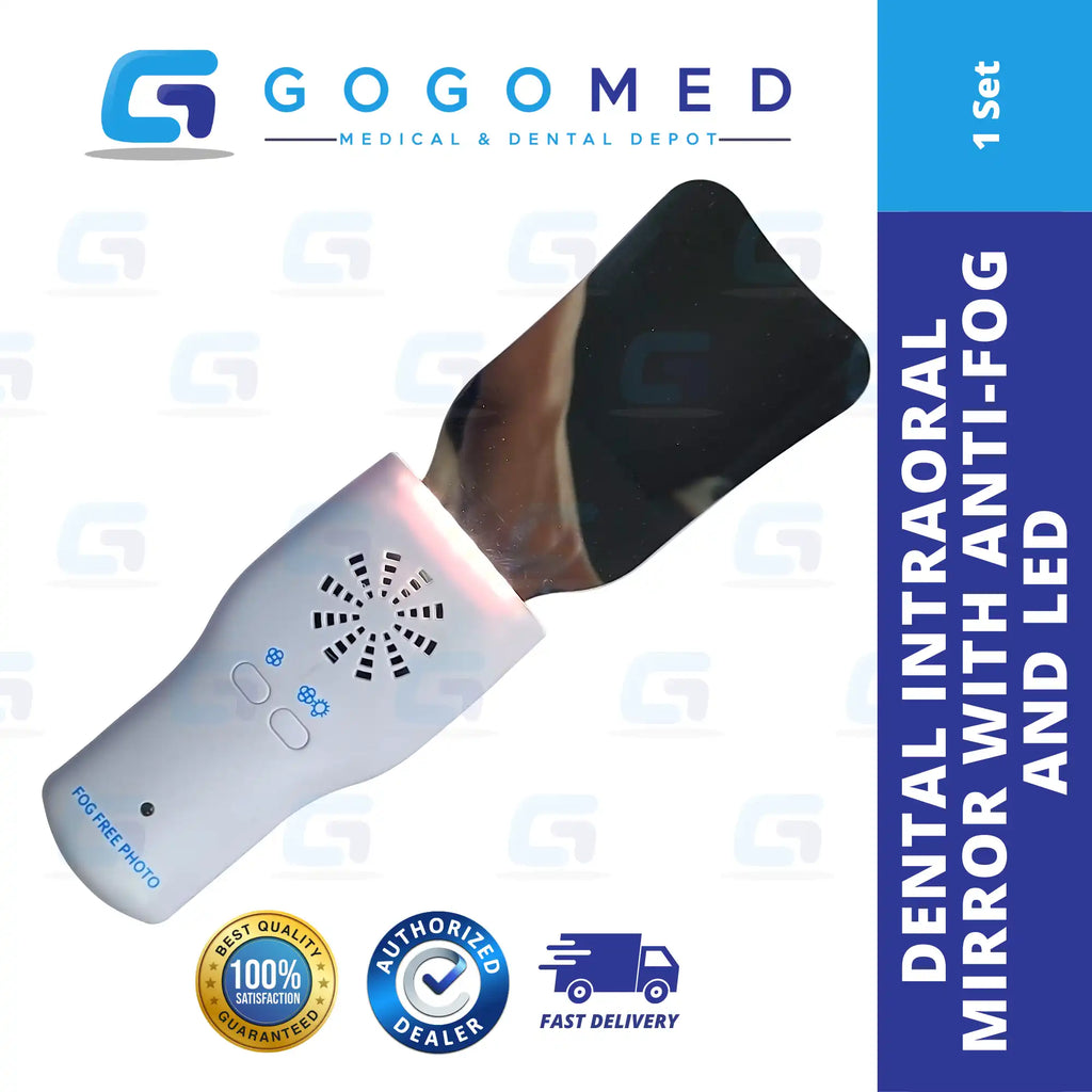 Kit 4 Miroirs Dentaires Intra-oraux LED Anti-brouillard - Pour Examen Occlusal Et Photos