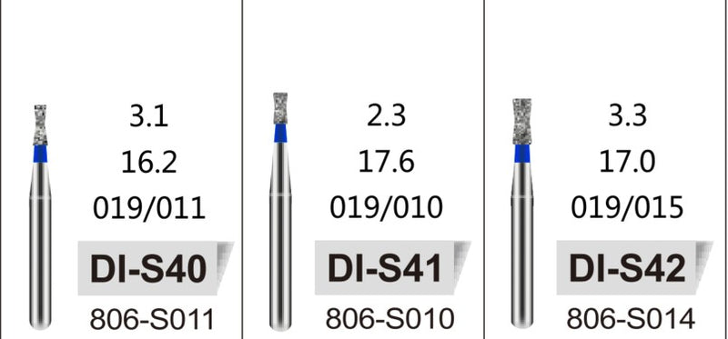 DOUBLE INVERTED CONE (DI) - DIAMOND BURS