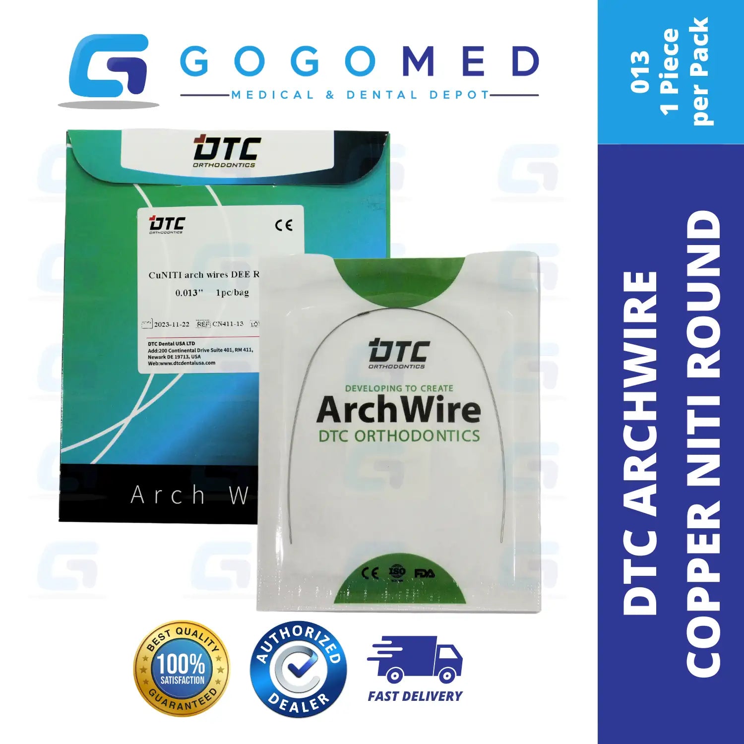 DTC USA - Copper NiTi Archwire Round
