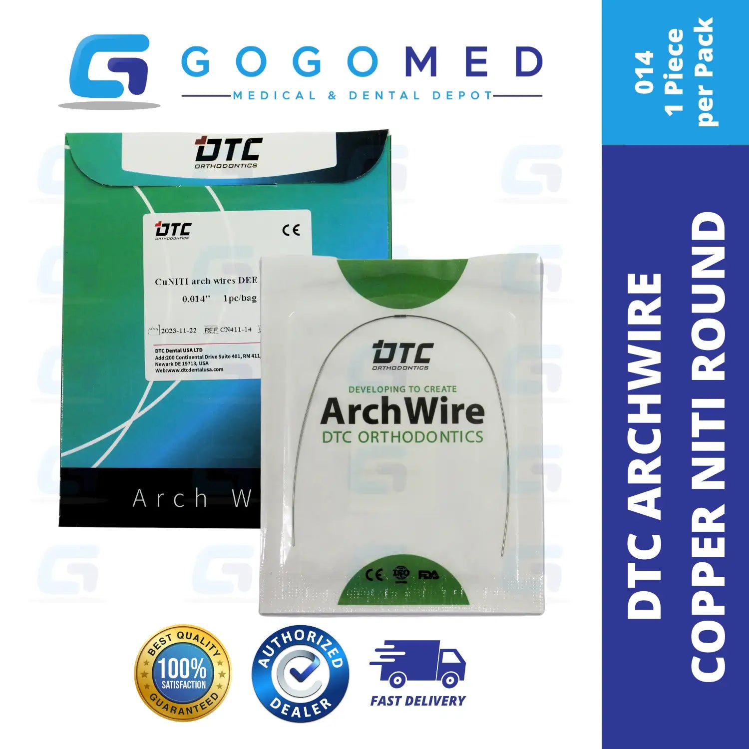 DTC USA - Copper NiTi Archwire Round