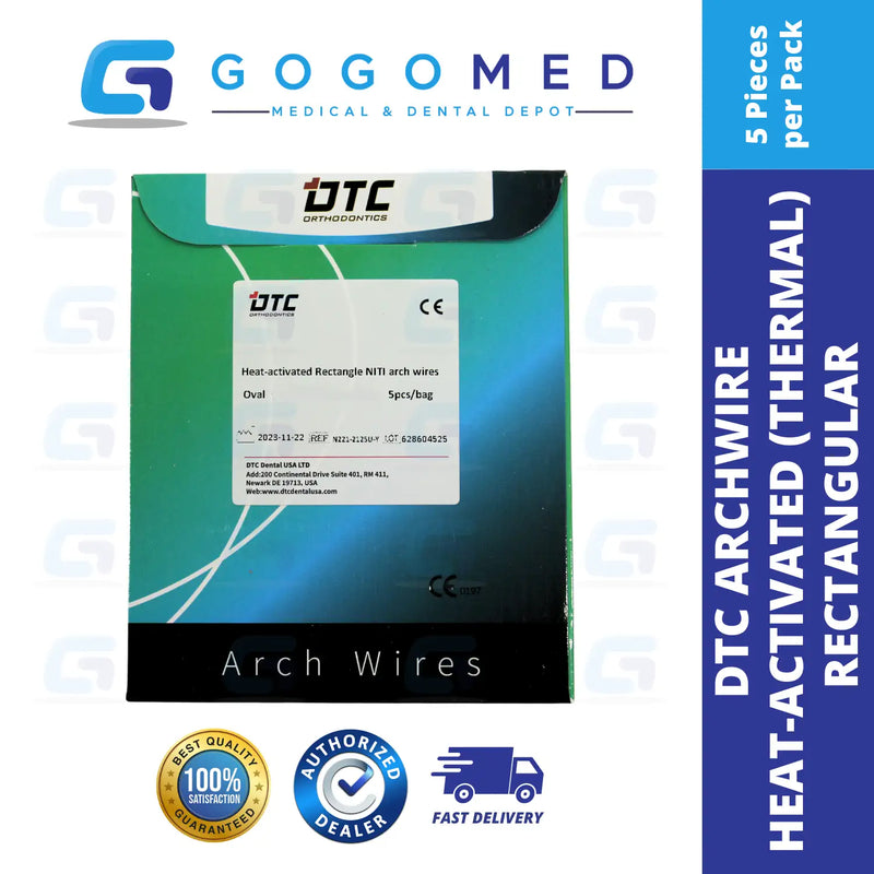 DTC USA - NiTi Thermal Heat Activated Archwire (Rectangular)