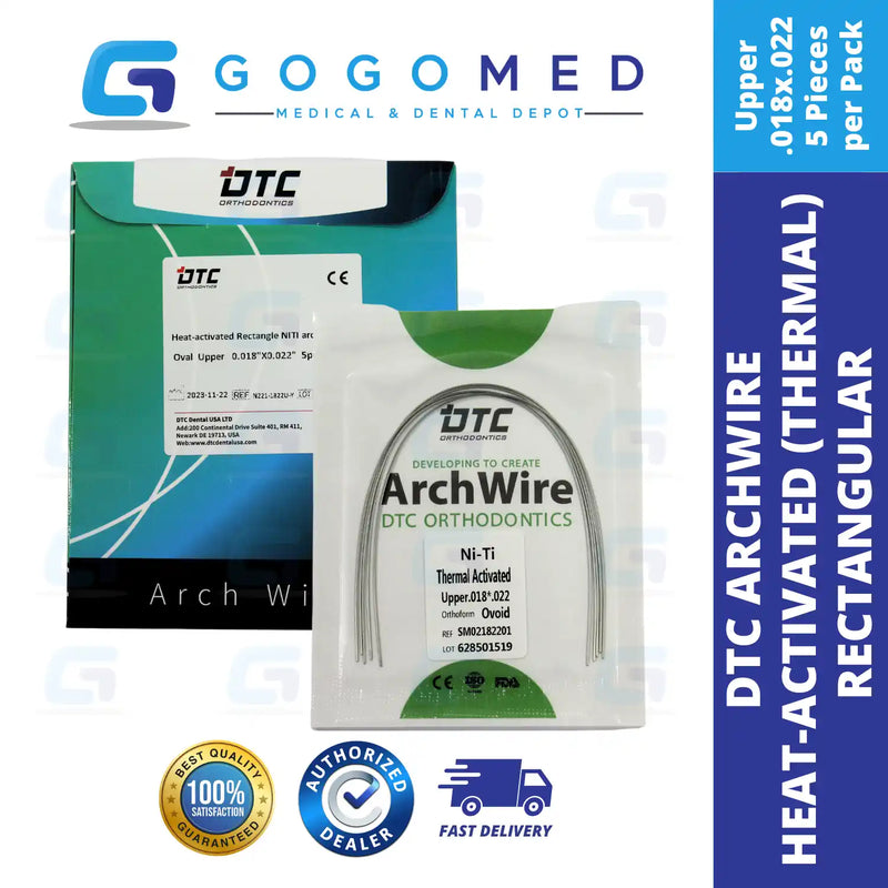 DTC USA - NiTi Thermal Heat Activated Archwire (Rectangular)