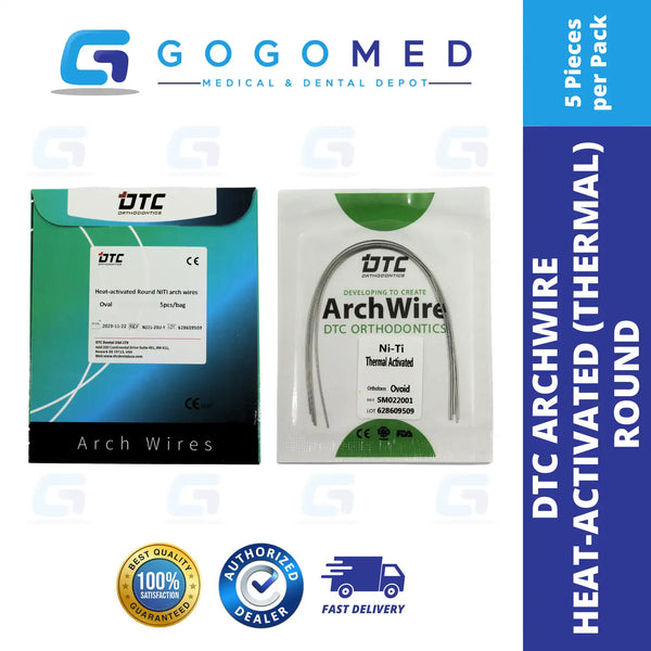 DTC USA - NiTi Thermal Heat Activated Archwire (Ovoid/Round)