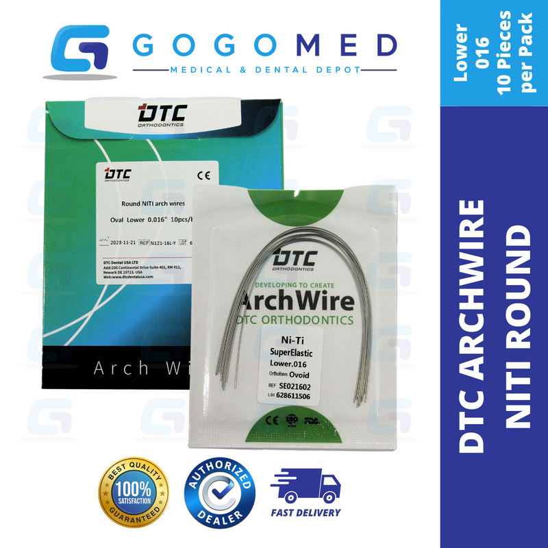 DTC USA - NiTi Archwire (Ovoid/Round)