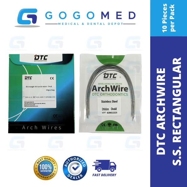 DTC USA - Stainless Steel SS Archwire (Rectangular)