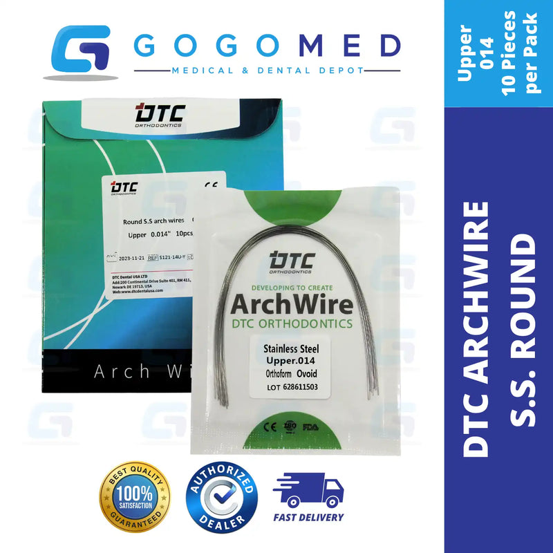 DTC USA - Stainless Steel SS Archwire (Ovoid/Round)