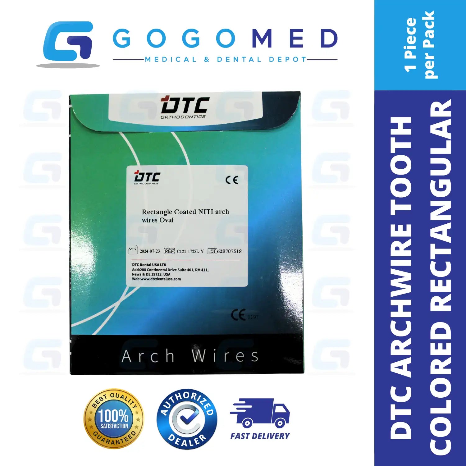 DTC USA - NiTi Tooth Color Archwire (Rectangular)