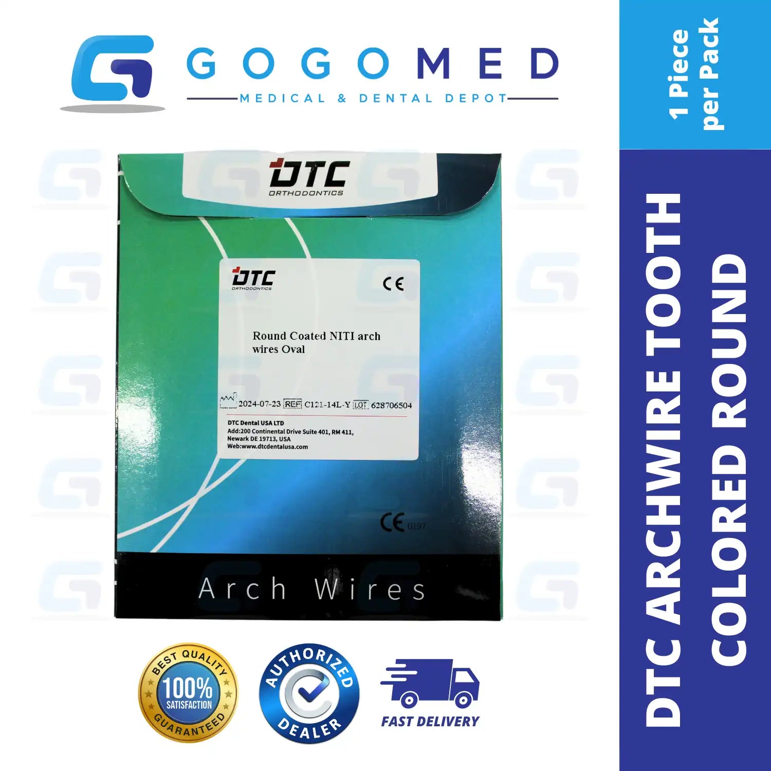 DTC USA - NiTi Tooth Color Archwire (Ovoid/Round)