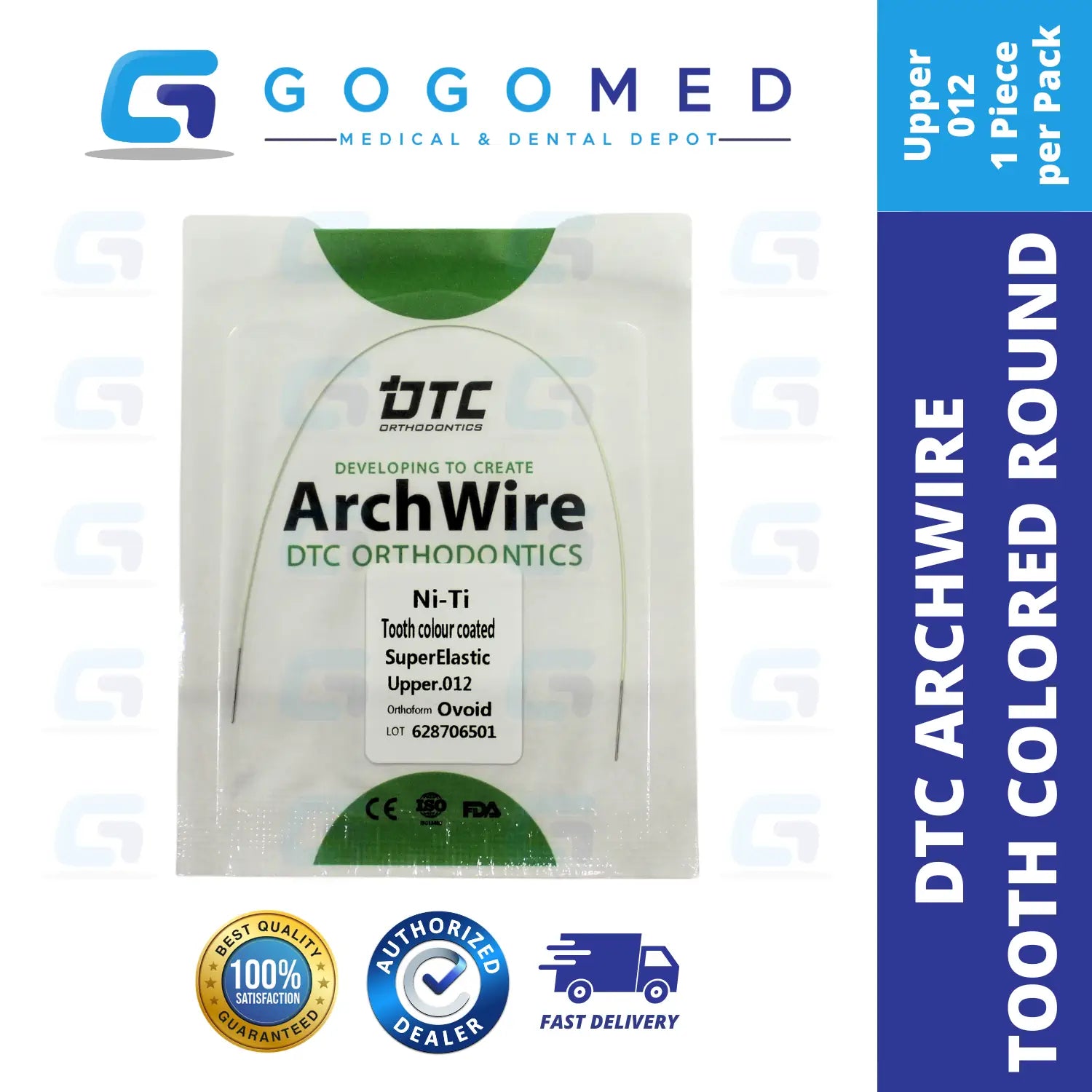DTC USA - NiTi Tooth Color Archwire (Ovoid/Round)