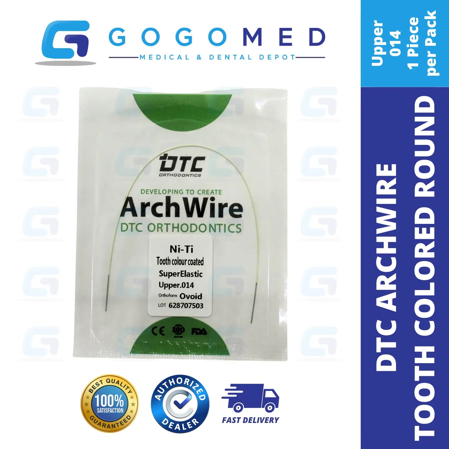 DTC USA - NiTi Tooth Color Archwire (Ovoid/Round)