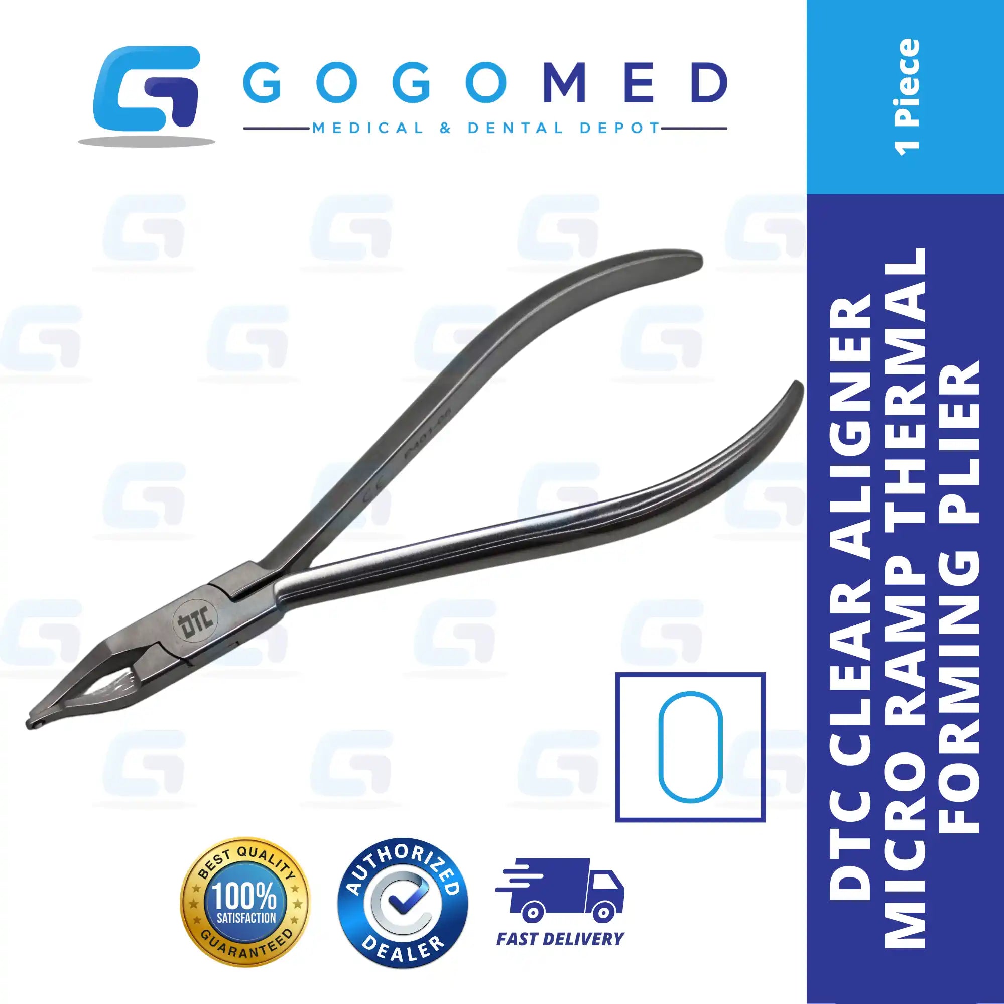 Micro Ramp Thermal Forming Plier - DTC Clear Aligner Plier