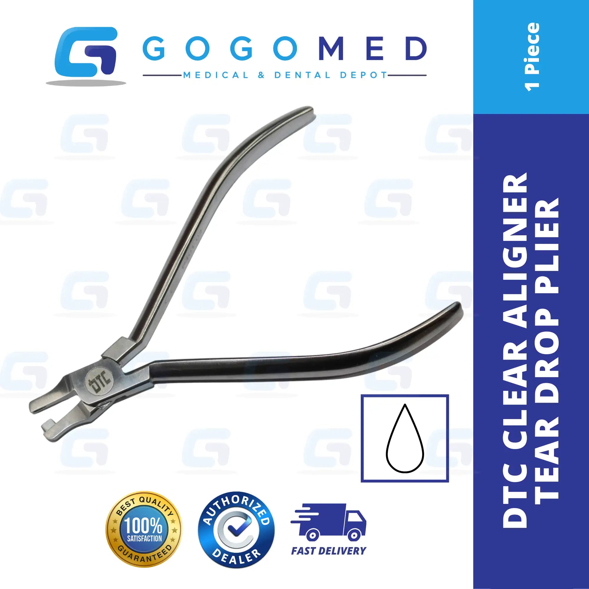 Tear Drop Plier - DTC Clear Aligner Plier